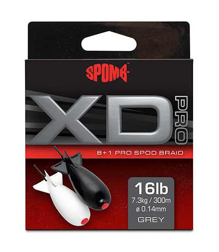 Fox Spomb XD Pro Braid Grey Geflochtene Schnur (300m)