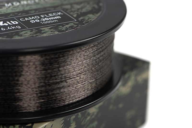 Fox Soft Steel Fleck Camo Mono Karpfenschnur (1000m)