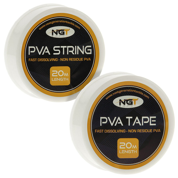 NGT PVA Komplett Set, einschließlich PVA Storage Bag! - PVA String + PVA Tape