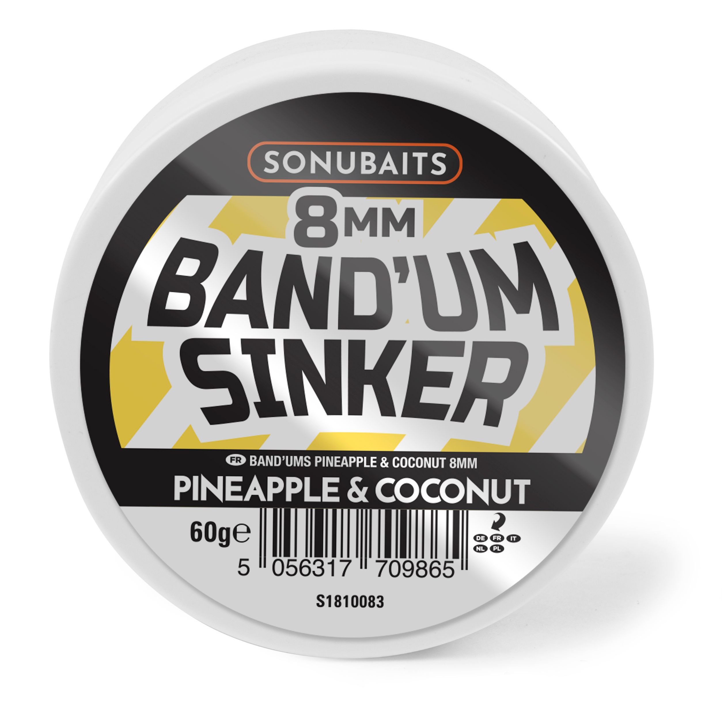 Sonubaits Band'um Sinker Boilies 8mm - Pineapple & Coconut