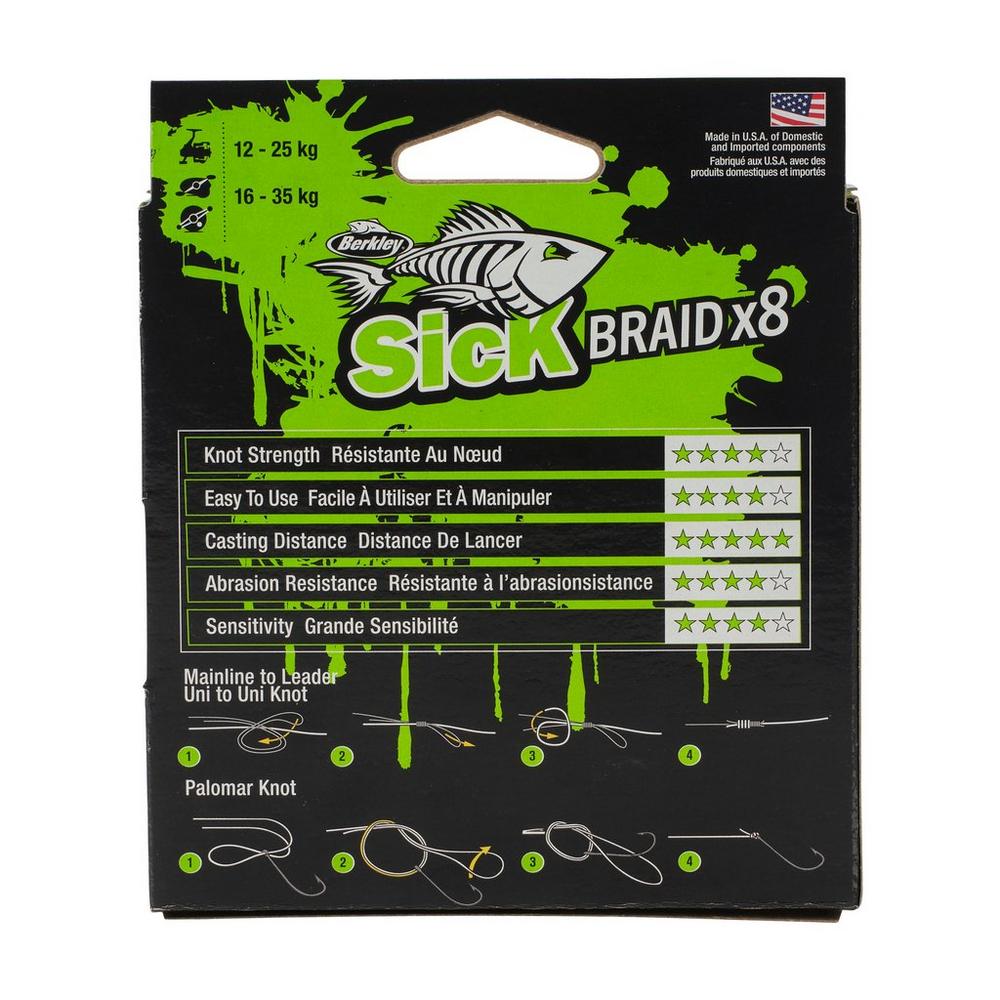 Berkley Sick Braid White Geflochtene Schnur (300m)