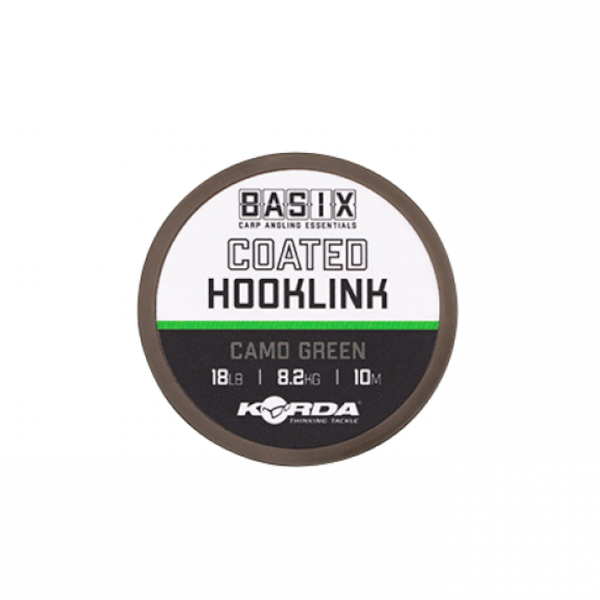Korda Basix beschichteter Hooklink - Korda Basix Coated Hooklink 18lb/8,2kg 10m