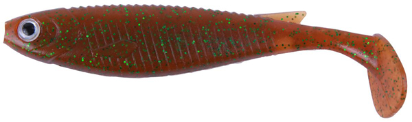 Ultimate Paddle Tail Roach 10cm, 5 Stück - Brownshine