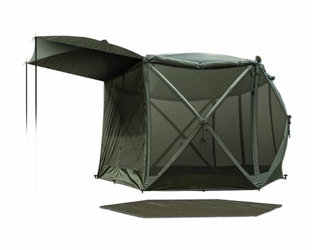 Solar Tackle SP 6-Hub Cube Shelter Heavy-Duty Bodenplane