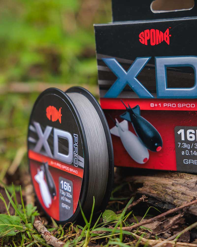 Fox Spomb XD Pro Braid Grey Geflochtene Schnur (300m)