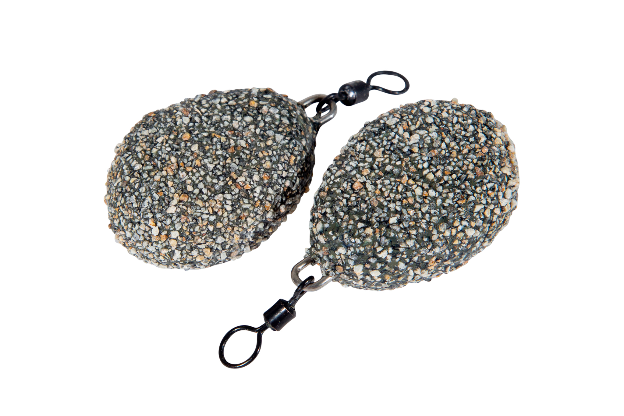 Ultimate Flat Pear Swivel Dark Gravel Karpfenblei (2 st) - -