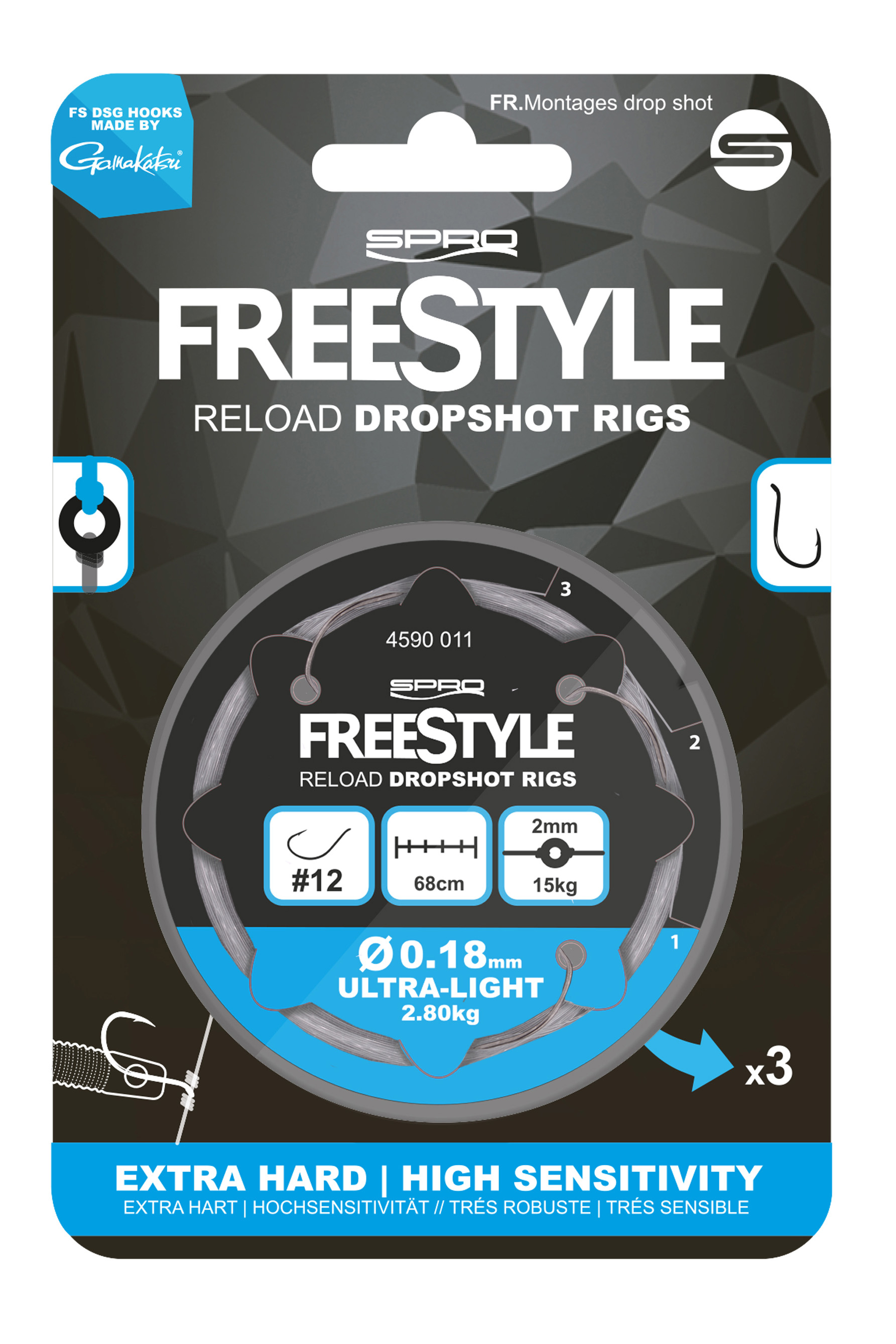Spro Freestyle Reload Dropshot Vorfach Rig