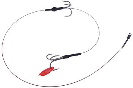 Ultimate 7x7 Steelwire Deadbait Vorfach 40cm - Hakengröße 4