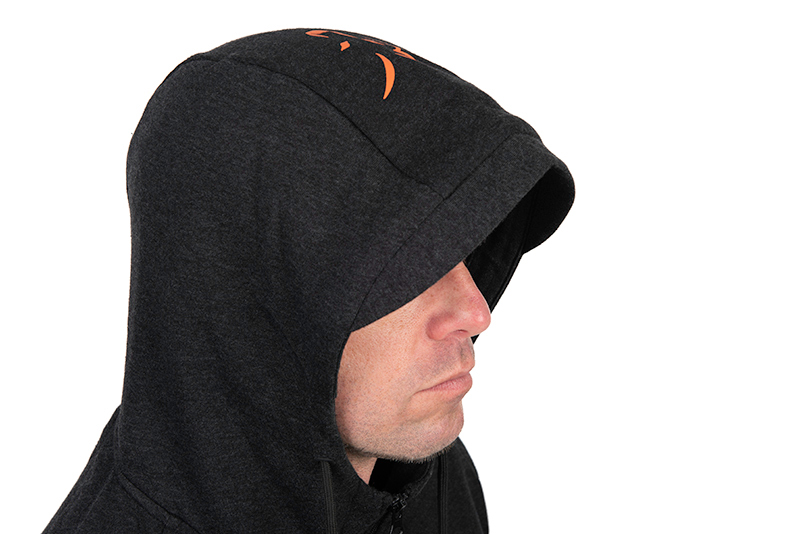 Fox Collection LW Hoody Schwarz & Orange