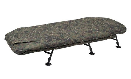 Trakker RLX 6 Camo Bed System Stretcher (mit Schlafsack)