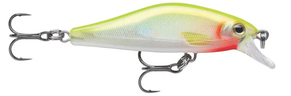 Rapala Shadow Rap Solid Shad - Silver Fluorescent Chartreuse