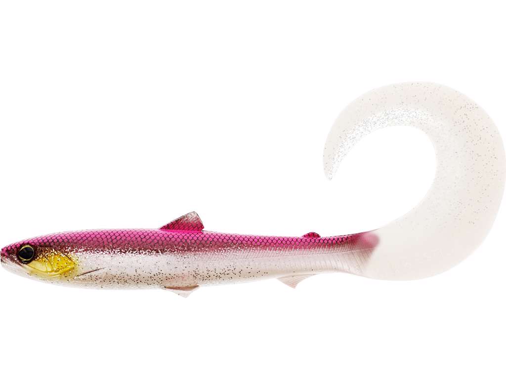 Westin BullTeez Curltail 14cm - Pink Headlight