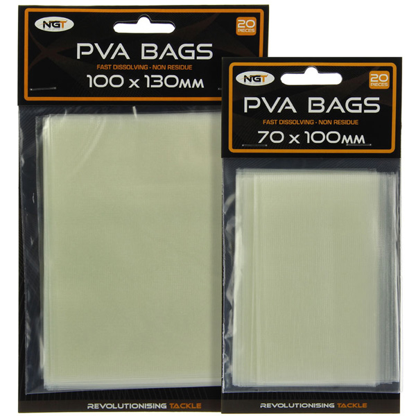 NGT PVA Komplett Set, einschließlich PVA Storage Bag! - PVA Bags