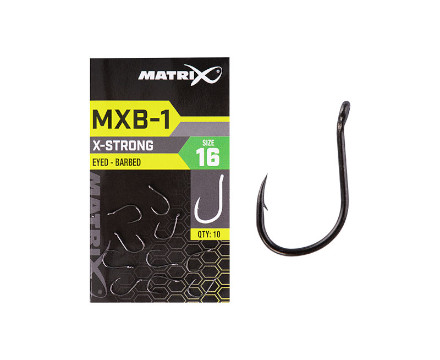 Matrix MXB-1 Barbed  Eyed Black Nickel (10 Stück)