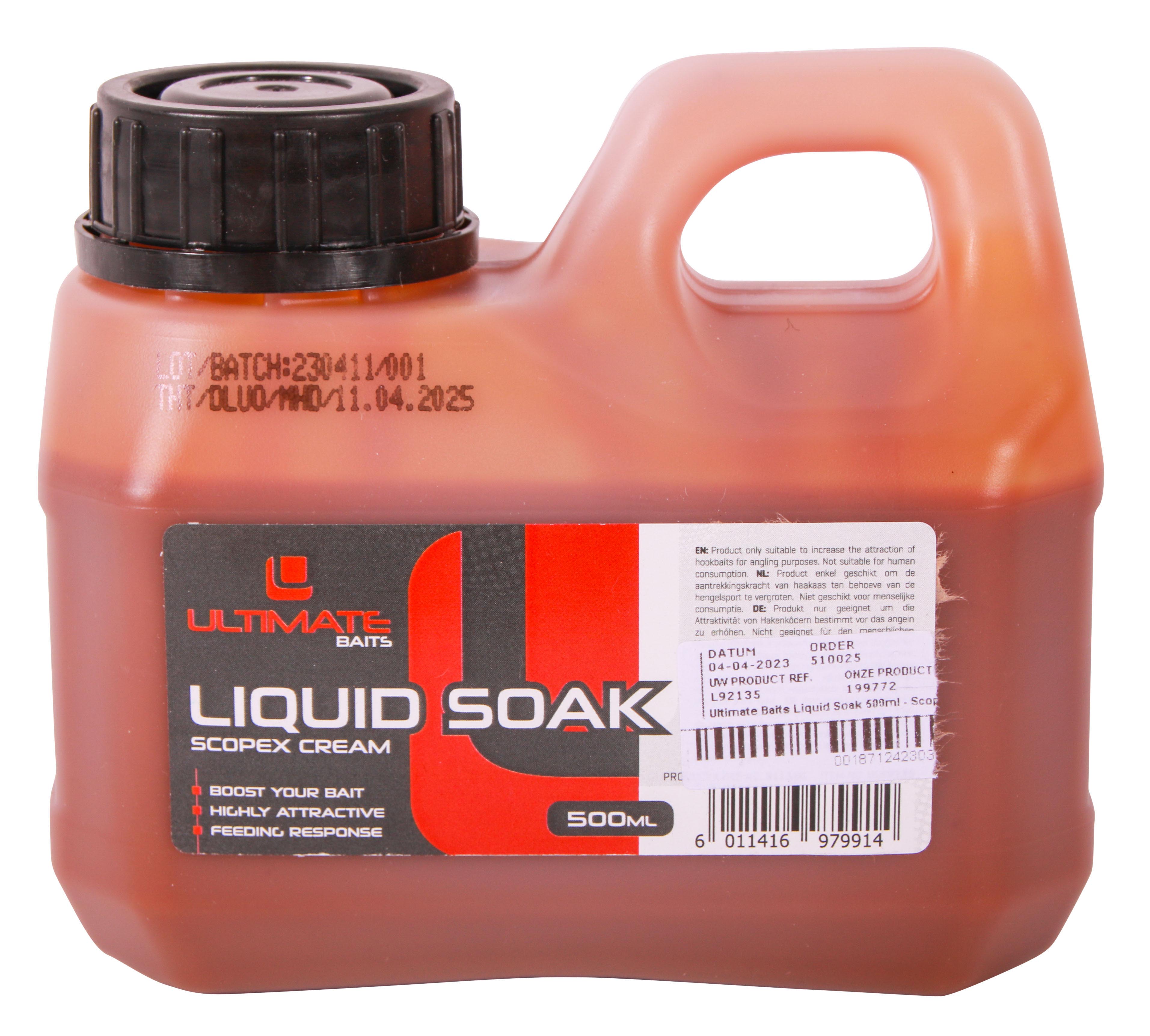 Ultimate Baits Liquid Soak 500ml