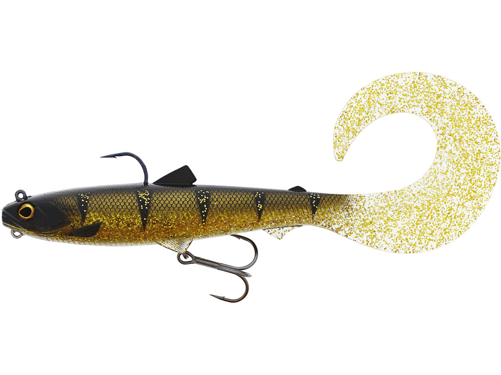 Westin Bullteez Curltail R 'N R 21cm (73g) Sinking Softbait - Sinking Cola Perch