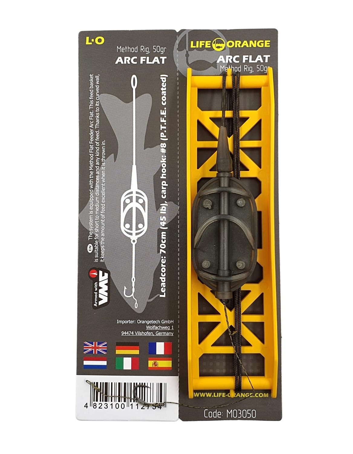 Life Orange Method Rig Arc Flat Vorfach (80cm)