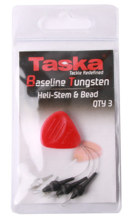 Taska Tungsten Heli-Stem & Bead, 6 St.
