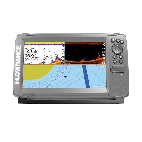 Lowrance Hook² SplitShot - Lowrance HOOK2 - 9" Splitshot