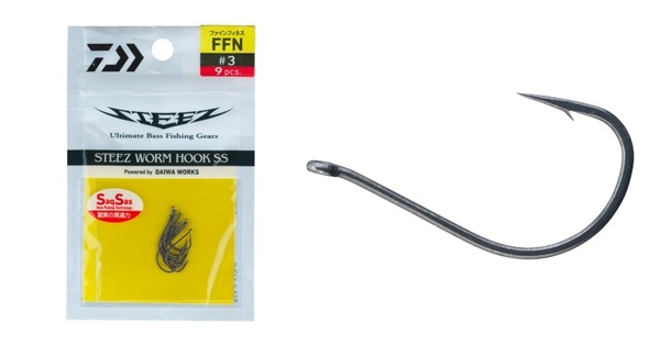 Daiwa Steez Wurm Haken SS FFN (9 Stück)