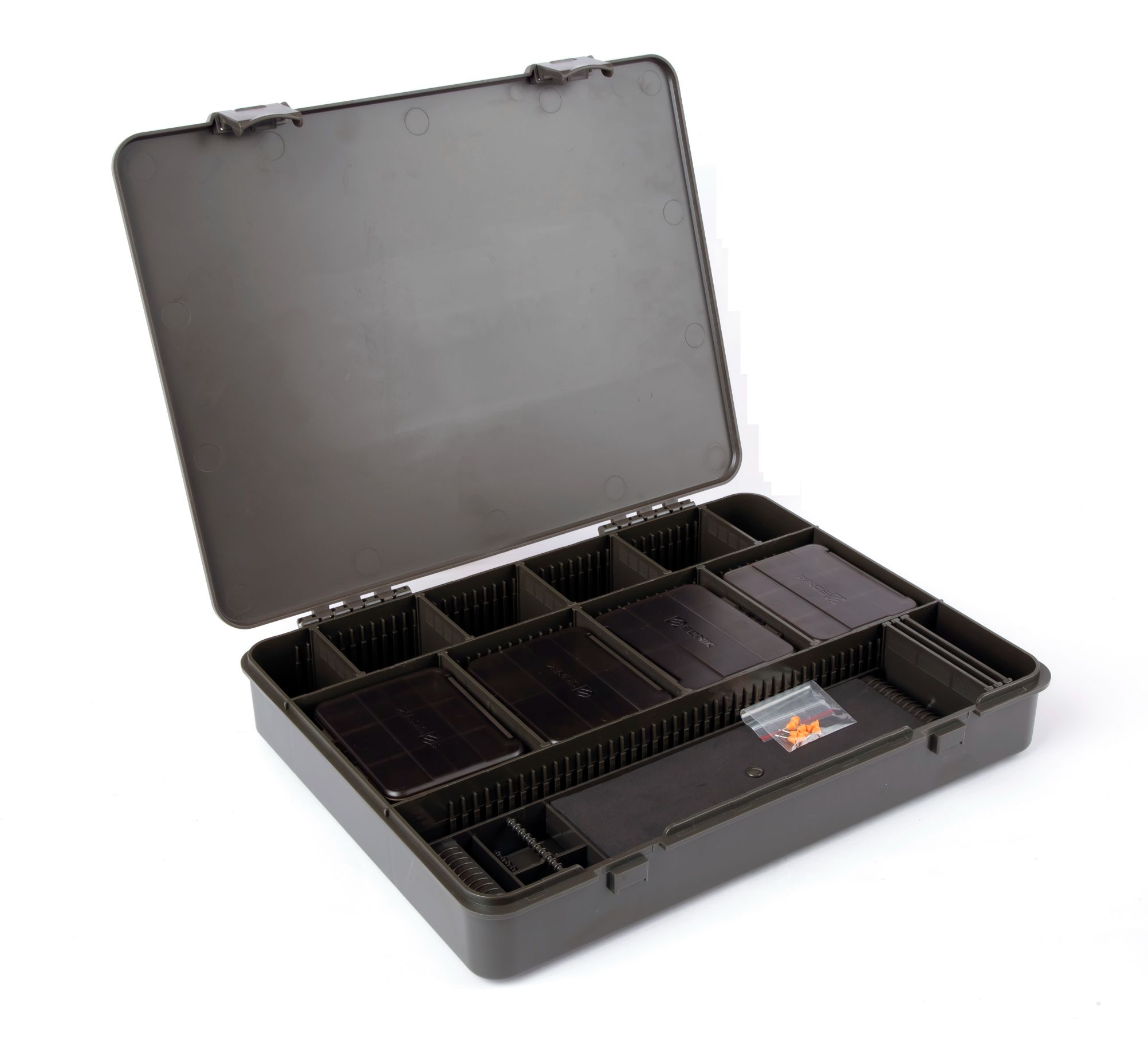 Sonik Lockbox Large Loaded Tacklebox (Incl. 8 Dosen + Rigboard)