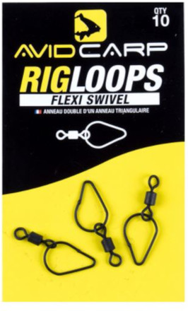 Avid Carp Rig Loops Flexi Ring Wirbel