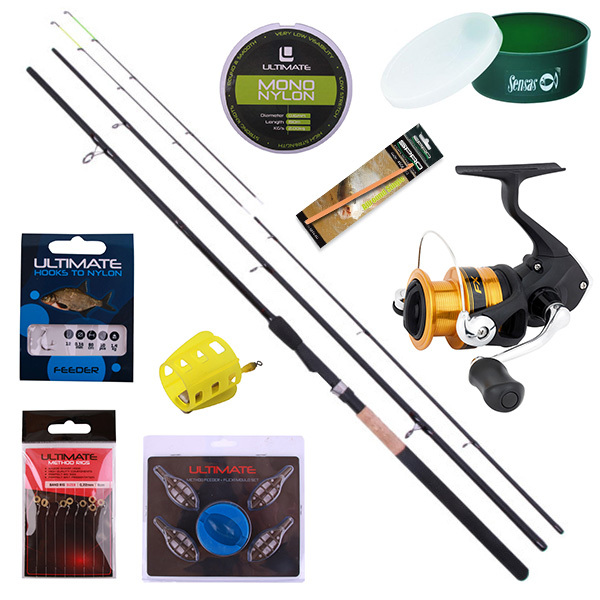 Ultimate Feeder Set mit Shimano FX 4000 FC Rolle