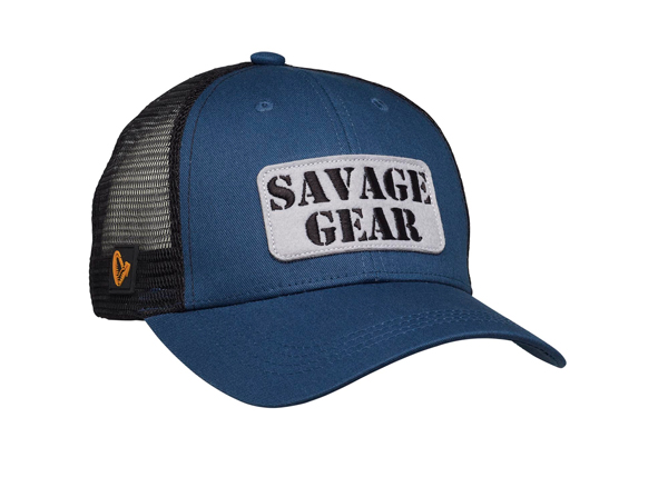 Savage Gear Logo Abzeichen Kappe Einheitsgröße Türkisblau