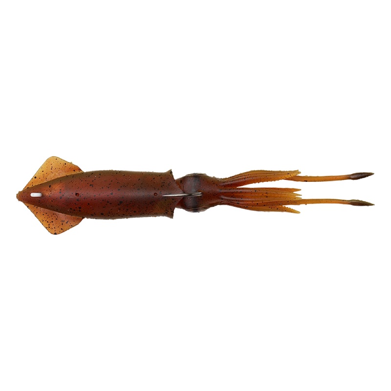 Savage Gear 3D TPE Swim Squid 12,5cm 25gr Sinking (2 st.) - Red/Brown