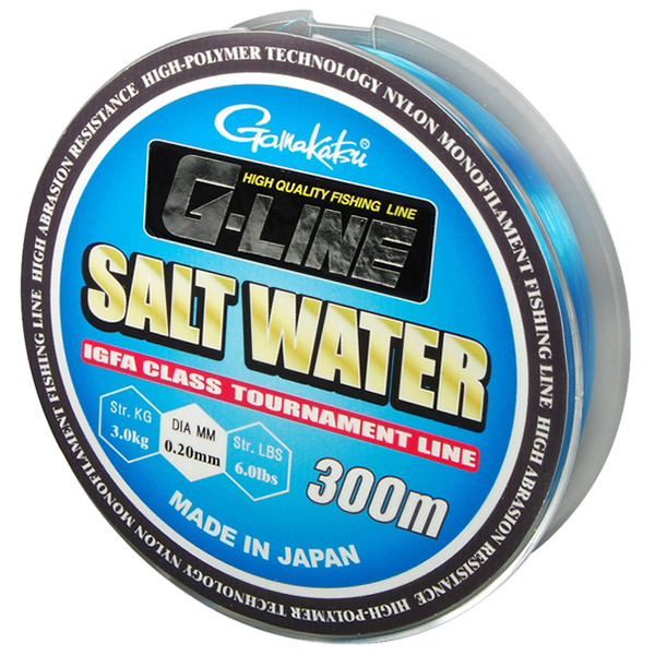 Gamakatsu G-Line Salzwasser Fluo Blue 300 m