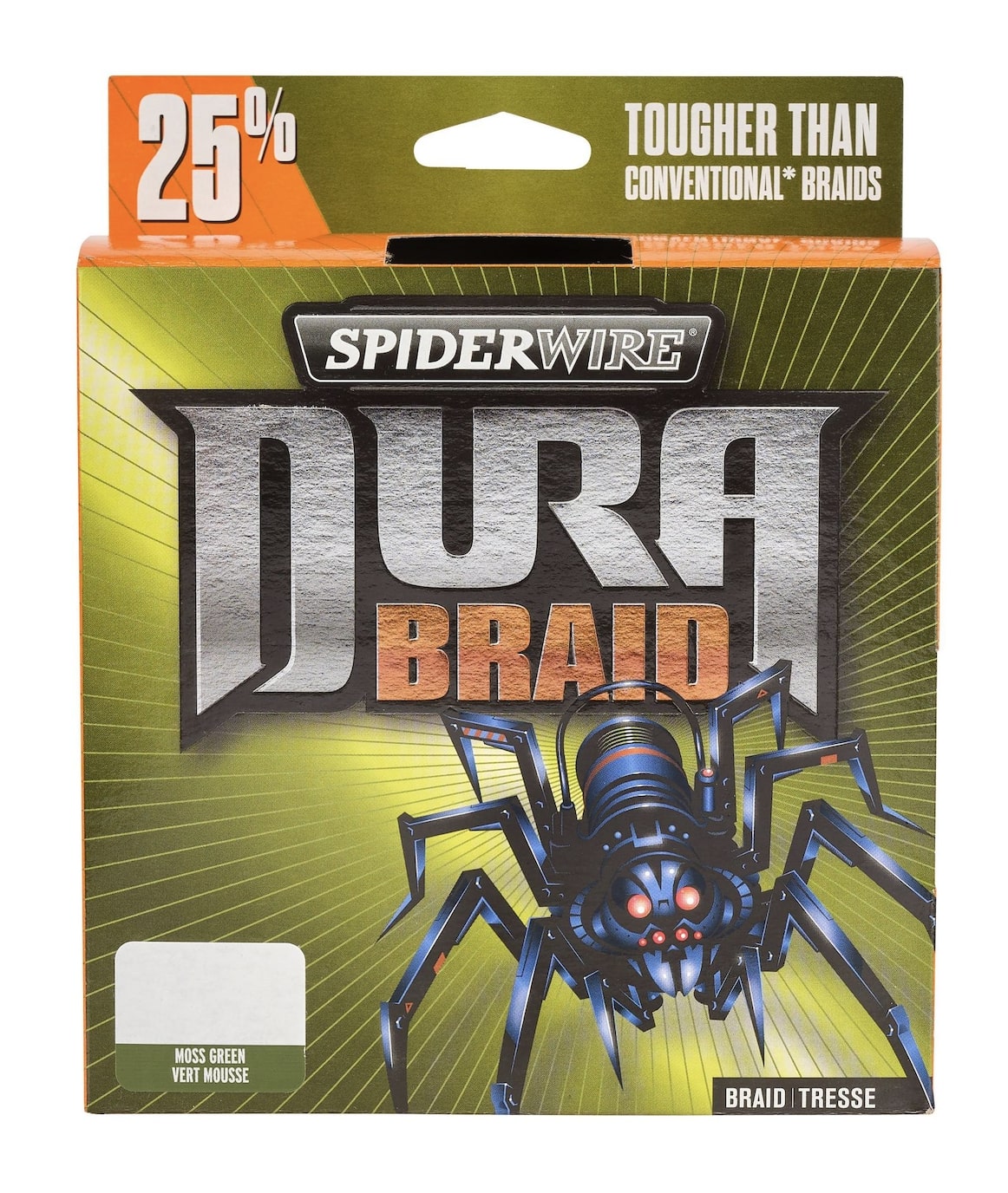 Spiderwire DuraBraid Geflochtene Schnur Moss Green (275m)