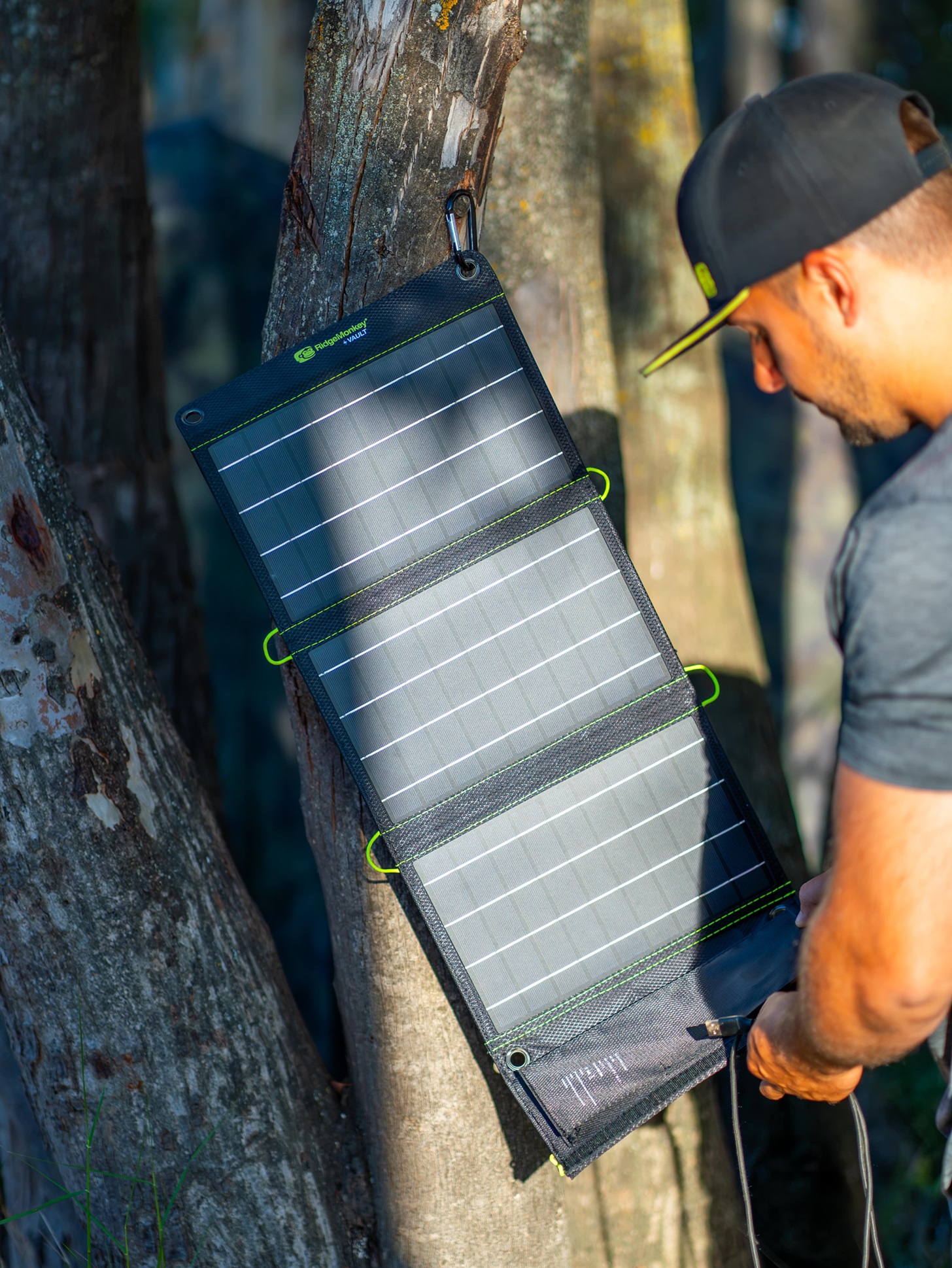 Ridgemonkey Vault QC3.0 Solarpanel USB-A 21W