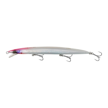 Savage Gear Sandeel Jerk Minnow LS Floating Pink White Glow Plug 17,5cm (25g)