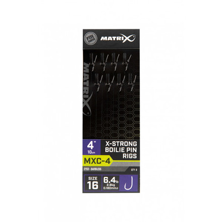 Matrix MXC-4 X-Strong Boilie Pin 4" (10cm) Barbless (8Stück)
