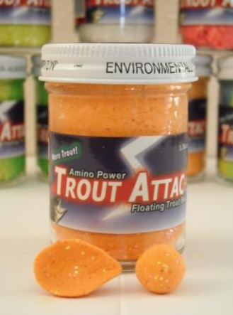 Top Secret Trout Attac Forellenteig - Orange Flash