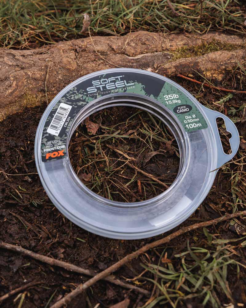 Fox Soft Steel Fleck Camo Leader