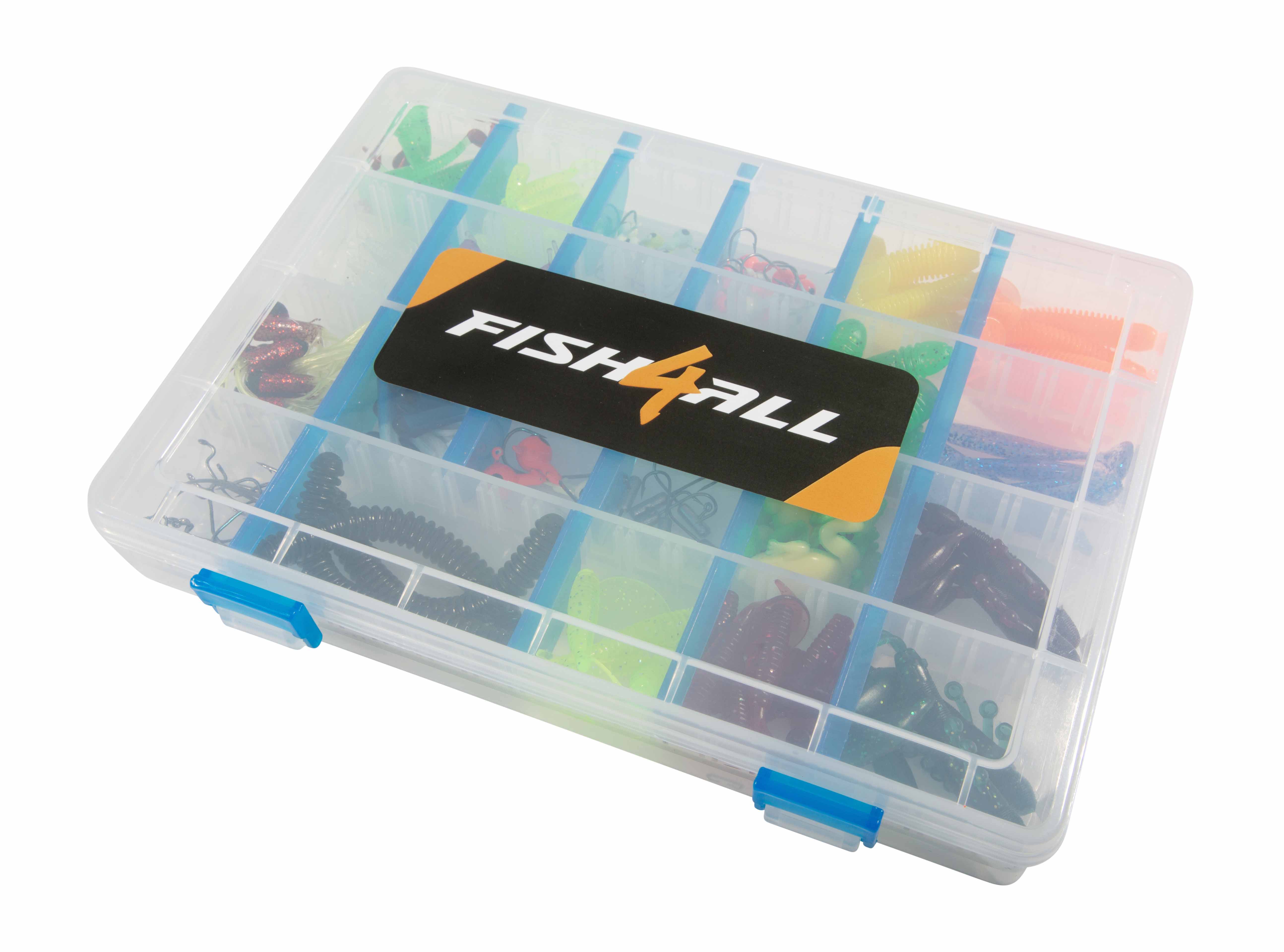Fish4All Softbait Box (146pcs)