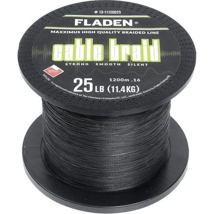 Fladen Maxximus Cable Braid Black (1200m)