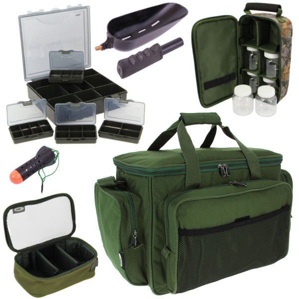 NGT Carp Carryall Kit mit Tacklebox, Glug Bag, Bit Boxen, Lead Bag und viel mehr!