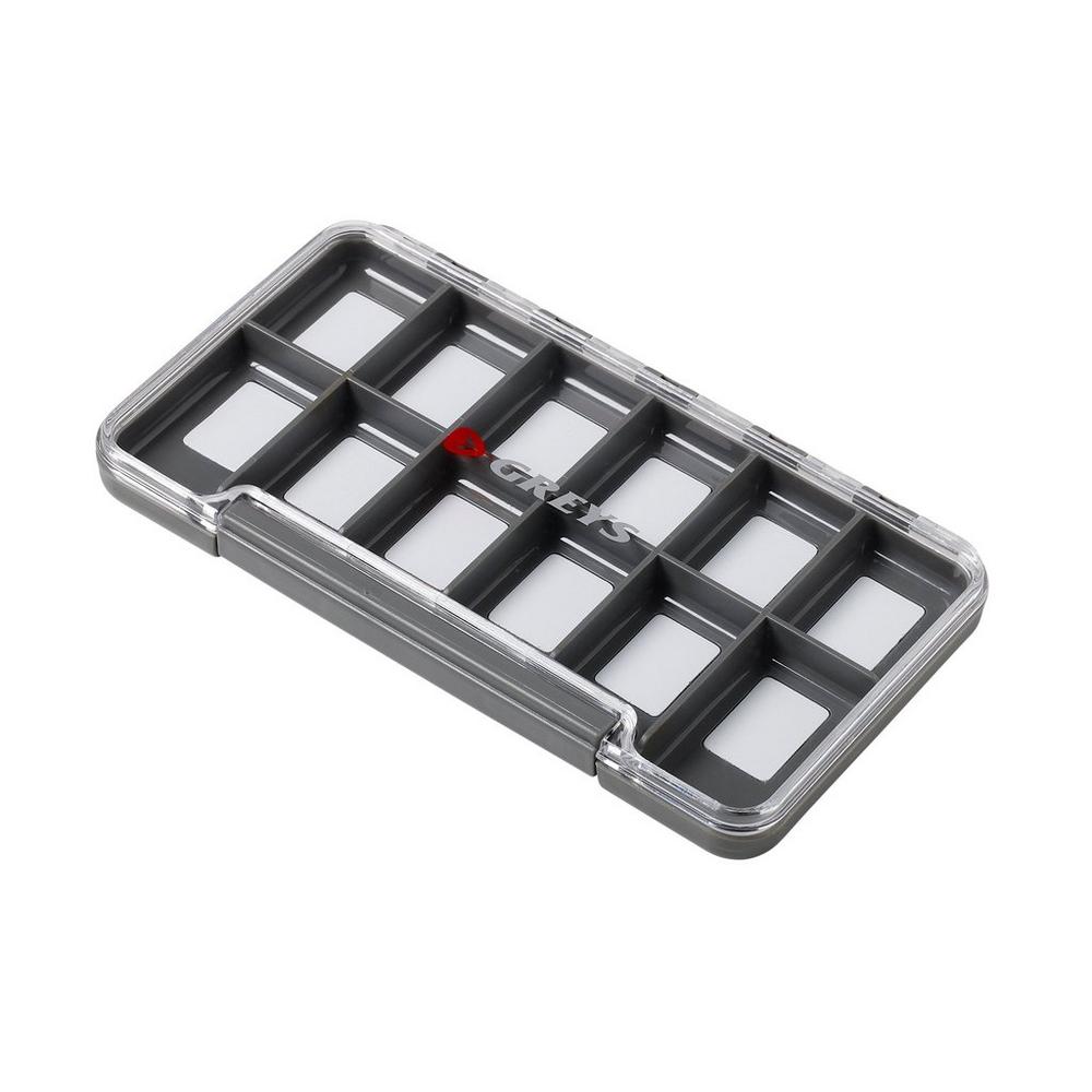 Greys Slim Wasserdichte Fliegenbox Tacklebox - 12 Compartimenten