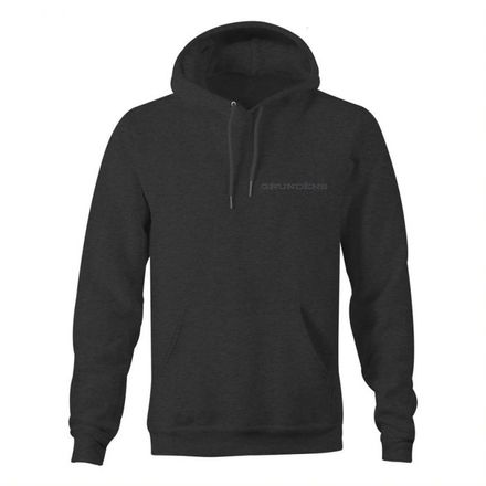 Grundens Sweat Displacement Hoodie Black Heather Angelpulli