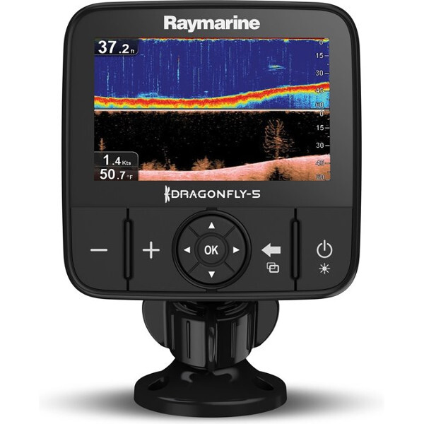 Raymarine Dragonfly 5 Pro Fishfinder inklusive CPT-60 Geber