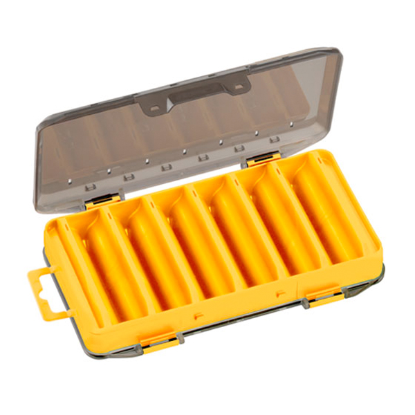 Panaro Smoke Tackle Box - Panaro 182 Smoke/Yellow Yellow Bottom, Transparant Gray Lid
