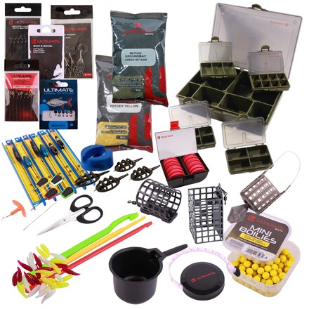 Ultimate Coarse Fishing Box Weißtisch-Set