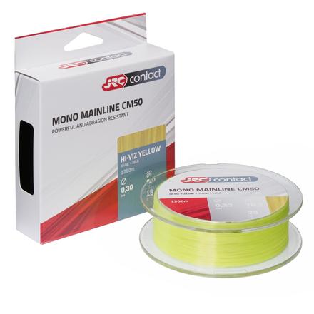 JRC Contact CM50 Nylon Angelschnur Hi-Viz Gelb 1200m