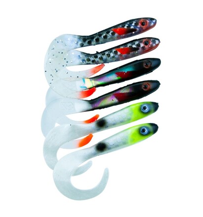 Svartzonker McRubber Tail Shad 11cm Mix Overcast (6 Stück)