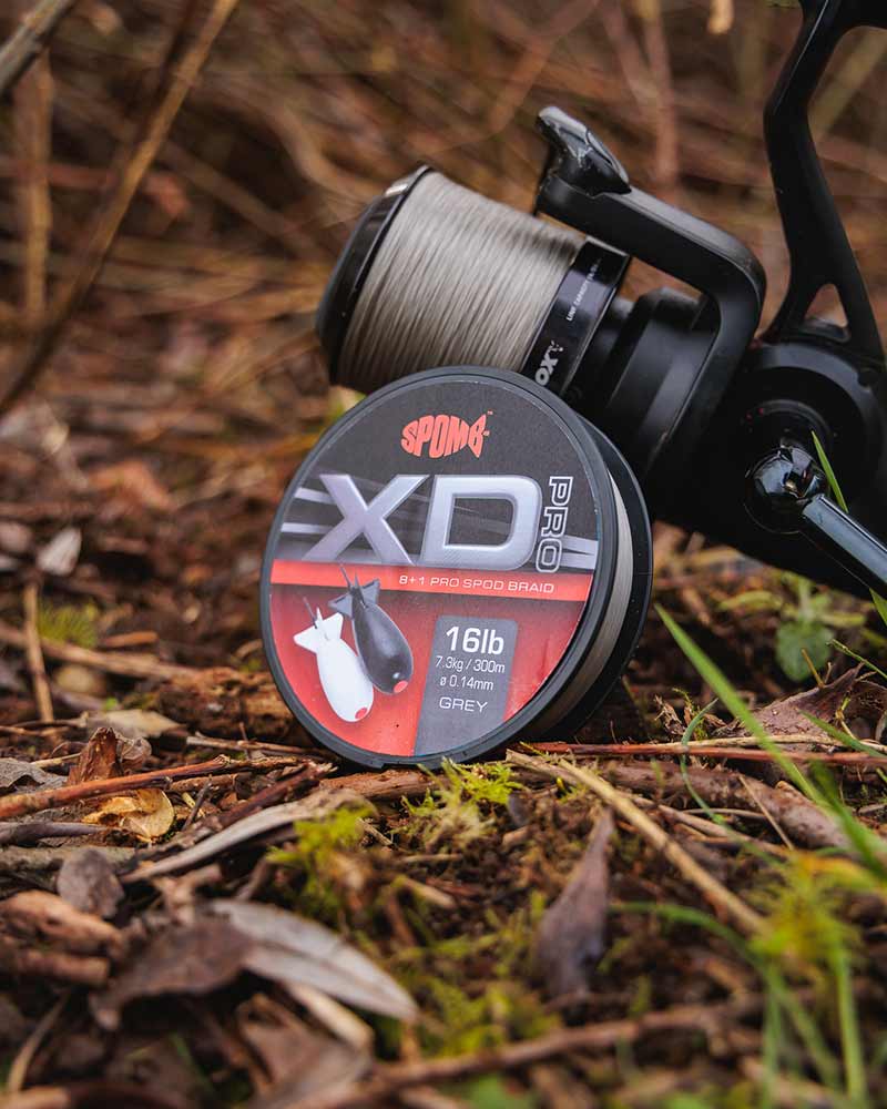 Fox Spomb XD Pro Braid Grey Geflochtene Schnur (300m)