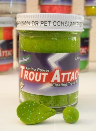 Top Secret Trout Attac Forellenteig - Fishy Green