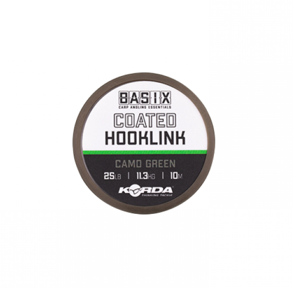 Korda Basix beschichteter Hooklink - Korda Basix Coated Hooklink 25lb/11,3kg 10m
