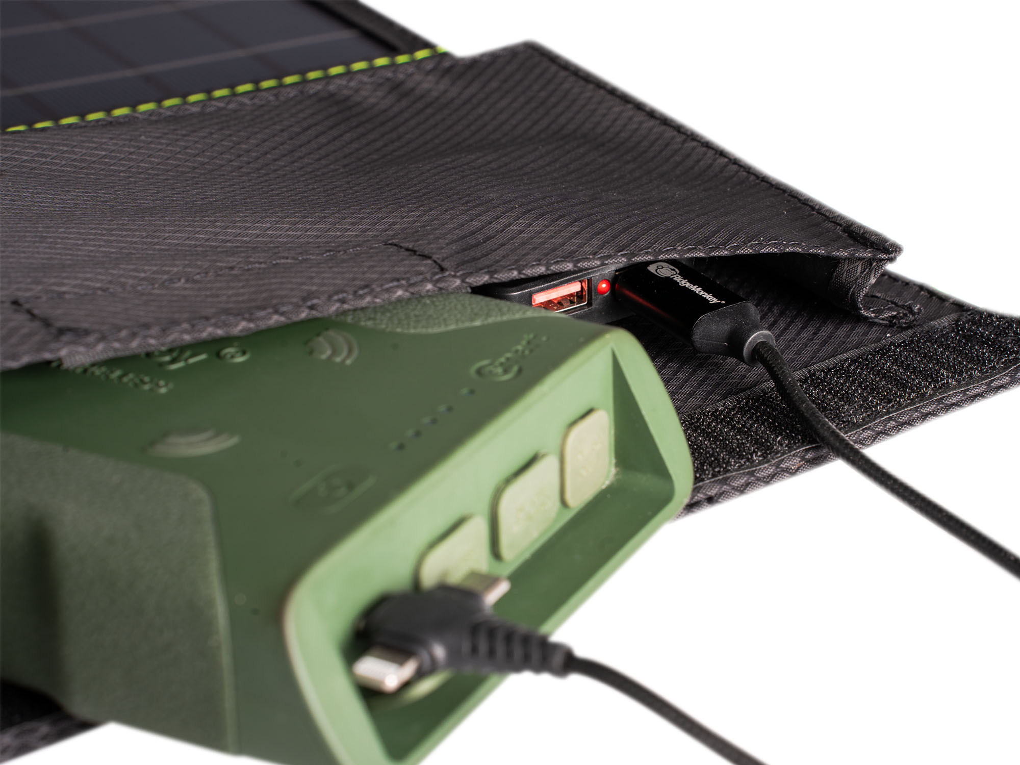 Ridgemonkey Vault QC3.0 Solarpanel USB-A 21W